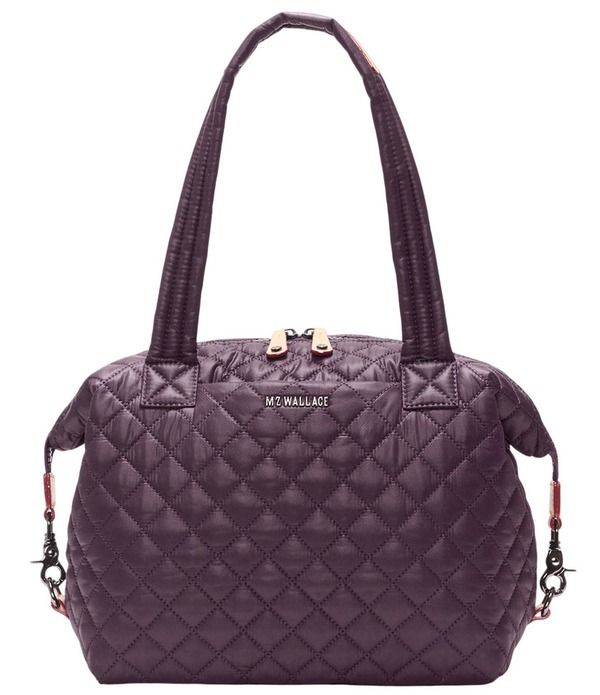 エムジーウォレス レディース バッグ MZ Wallace Medium Sutton Deluxe Shoulder Bag Raisin