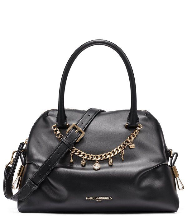 カール ラガーフェルド レディース バッグ Karlagerfeld Paris Charlaine Charm Chain Shoulder Bag BlackGold ブラック