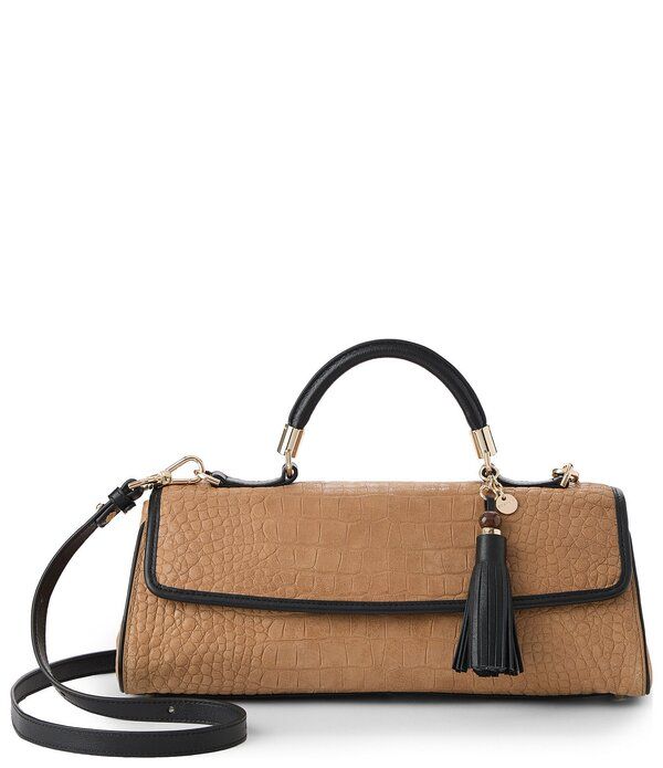 ブランミン レディース バッグ BRAHMIN San Lorenzo Collection Latte Dayan Satchel Bag Latte