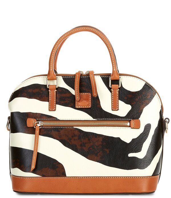 ドーネイアンドバーク レディース バッグ プリント Dooney Bourke Zebra Print Domed Satchel Bag Zebra アニマル