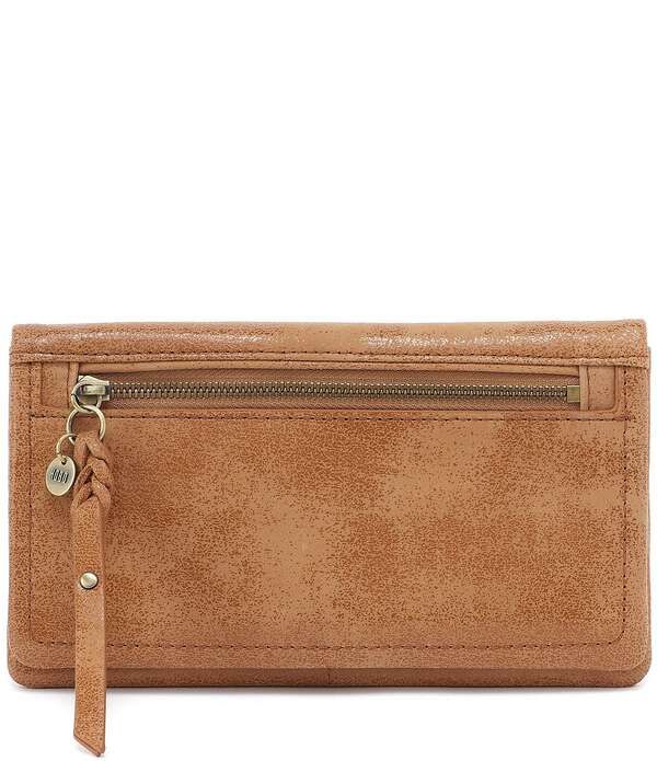 ホボ レディース アクセサリー 財布 HOBO Gold Leaf Lumen Continental Wallet Whiskey ゴールド