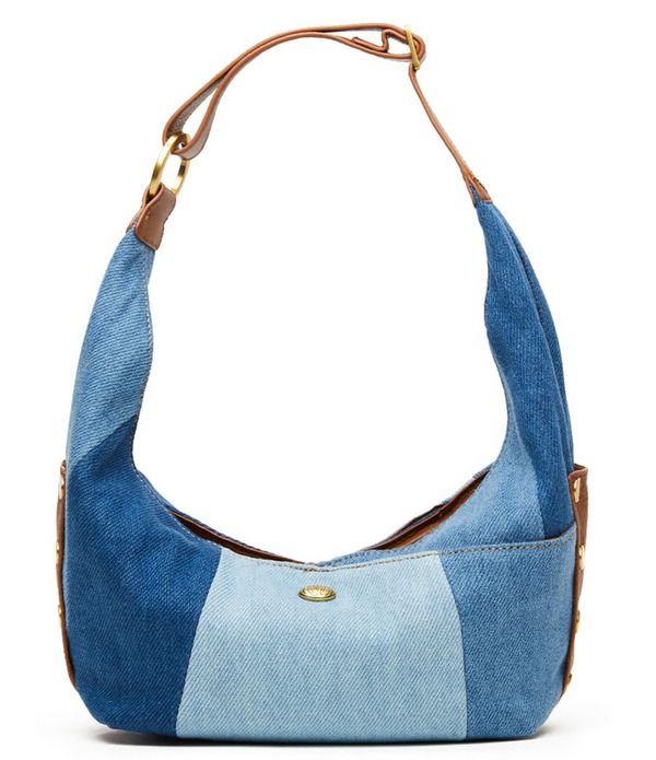 ハミット レディース バッグ デニム Hammittomedium Silverlake Denim Hobo Bag Silverlake デニム