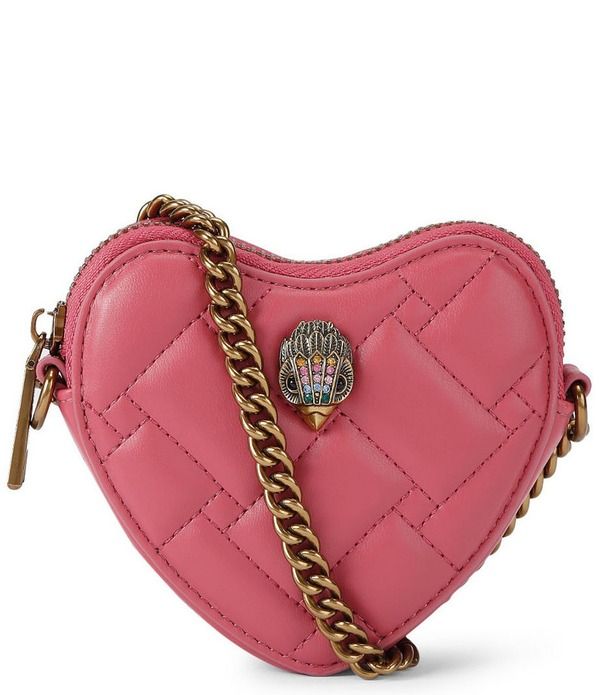 カートジェイガーロンドン レディース バッグ Kurt Geiger London Micro Heart Single Stitch Crossbody Bag Pink ピンク