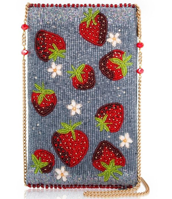 メリーフランセス レディース バッグ Mary Francestrawberry Jam Beaded Crossbody Phone Bag Multi マルチカラー