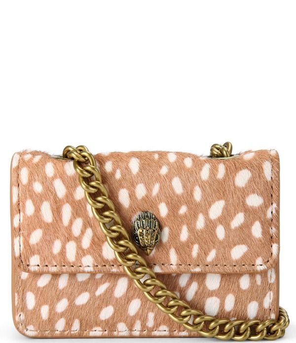 カートジェイガーロンドン レディース バッグ アニマル柄 プリント Kurt Geiger London Micro Kensington Animal Print Chain Crossbody B