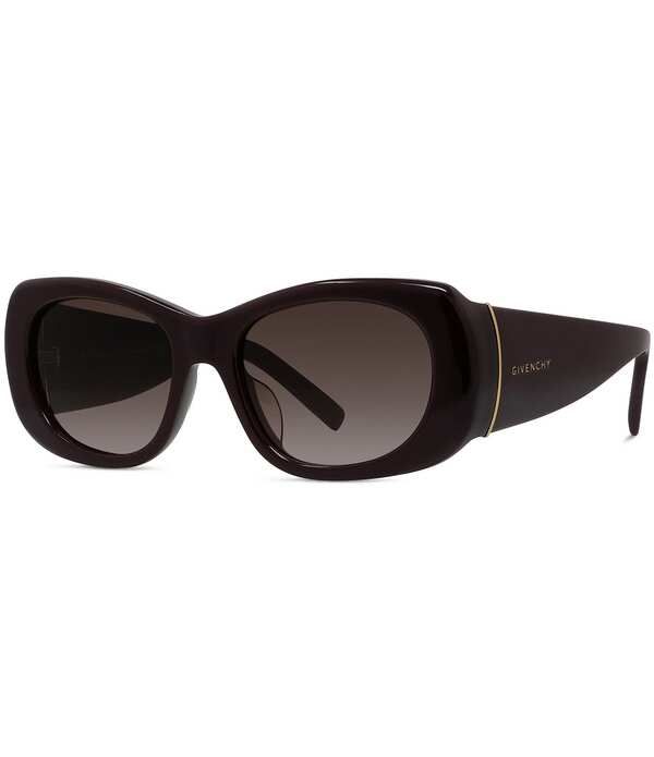 ジバンシー レディース アクセサリー サングラス・アイウェア Womens Givenchy Bold 53mm Gradient Round Sunglasseshiny Solid Bordeau