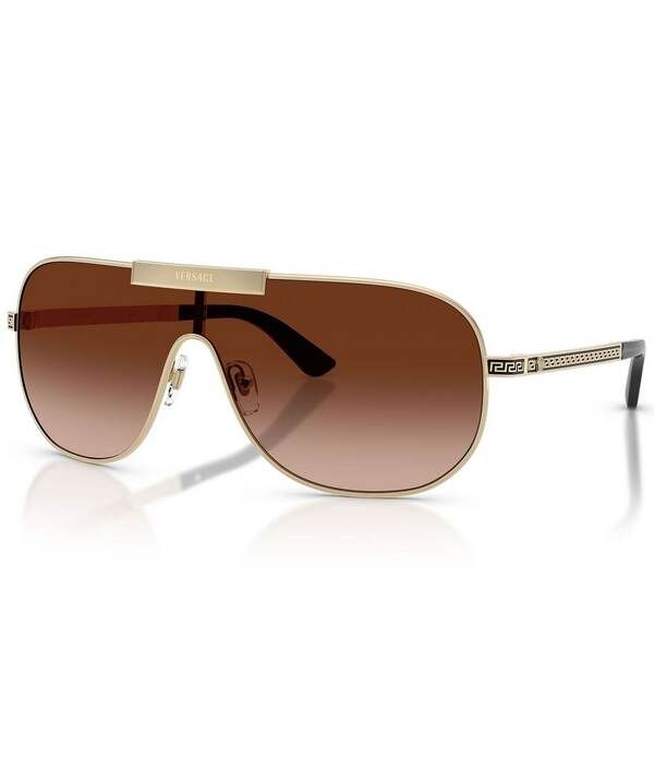 ヴェルサーチ レディース アクセサリー サングラス・アイウェア Versace Mens VE2293 40mm Geometric Sunglasses Pale Gold ゴールド