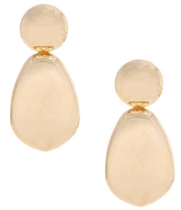ナターシャ アクセサリー レディース ピアス・イヤリング Natashaccessories XL Metal Statement Drop Earrings Gold ゴールド