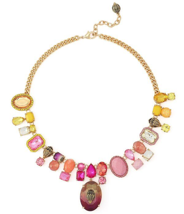 カートジェイガーロンドン レディース アクセサリー ネックレス・チョーカー レース Kurt Geiger London Signatureagle Gemstone Statement Collar