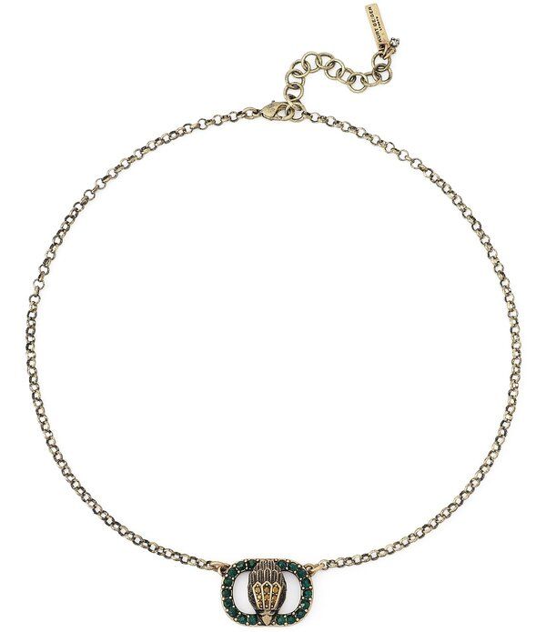 カートジェイガーロンドン レディース アクセサリー ネックレス・チョーカー チェルシー レース Kurt Geiger London Signature Chelseagle Short Pendan