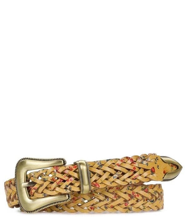 パトリシアナシュ レディース アクセサリー ベルト レザー Patricia Nash 112 Townsend Leather Handcrafted Stitching Belt Fleur De