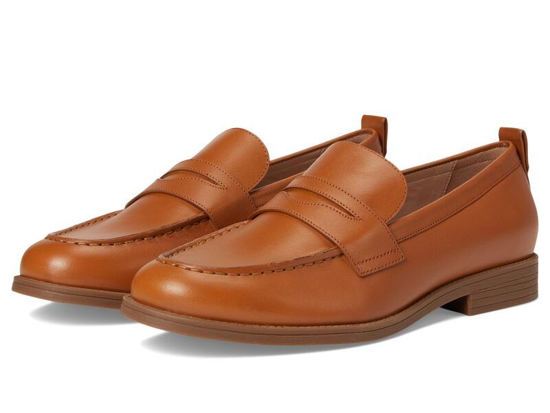 コールハーン レディース シューズ スリッポン・ローファー Cole Haan Stassi Penny Loafers Pecan Leather