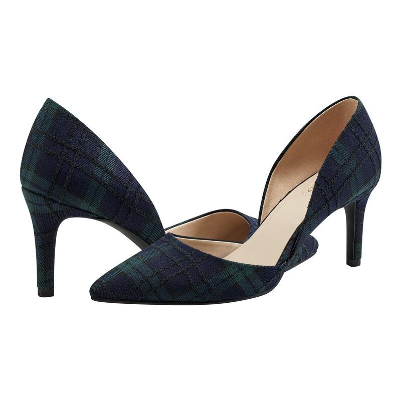 バンドリーノ レディース シューズ ヒール Bandolino Grenow D Orsay Pump NavyGreen Plai ネイビー