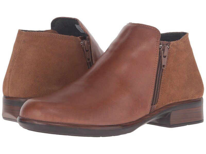 ナオト レディース シューズ ブーツ・レインブーツ Naot Helmaple Brown Lea ブラウン