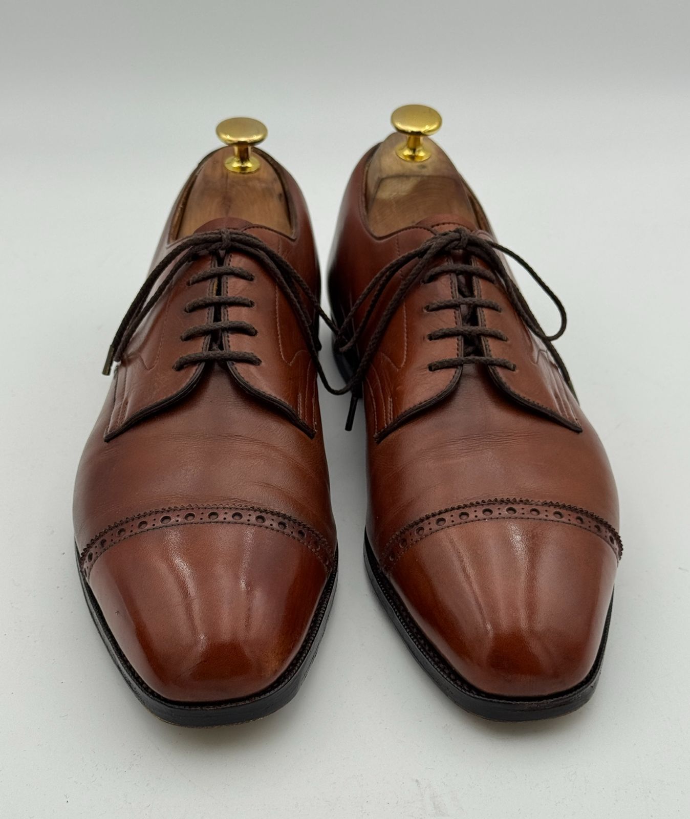 旧エドワードグリーン EDWARD GREEN 旧工場製 筆記体ロゴ エルムスレー