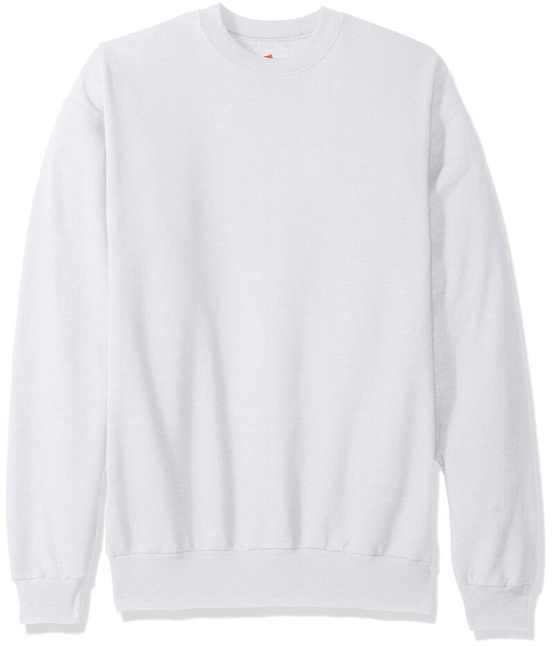 ヘインズ レディース アウター パーカー・スウェット シャツ Hanes EcoSmart Sweatshirt White ホワイト