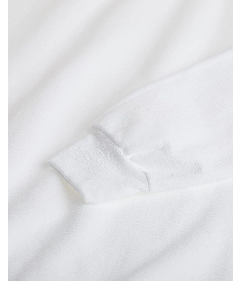 ヘインズ レディース アウター パーカー・スウェット シャツ Hanes EcoSmart Sweatshirt White ホワイト