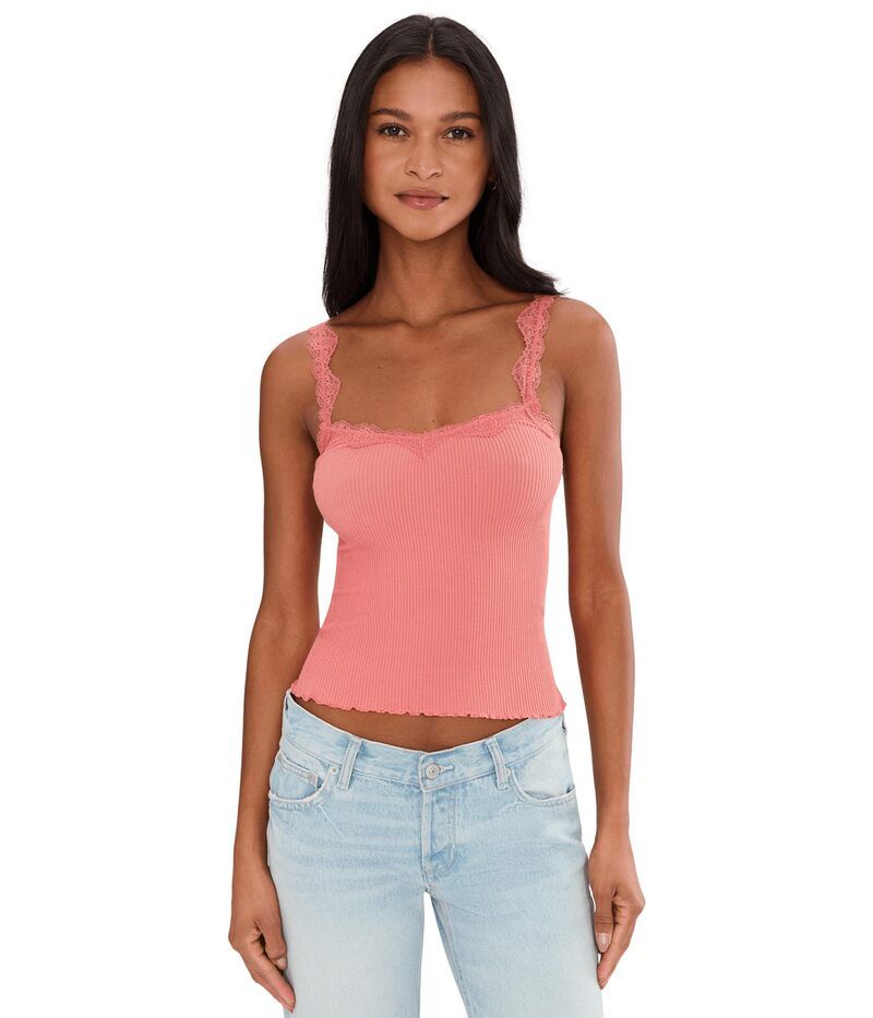 フリーピープル レディース トップス シャツ Free People Spring Fever Cami Coral Crimson クリムゾン