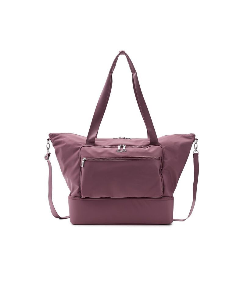 バッガリーニ レディース バッグ Baggallini Park Ave Weekender Mauve Twill