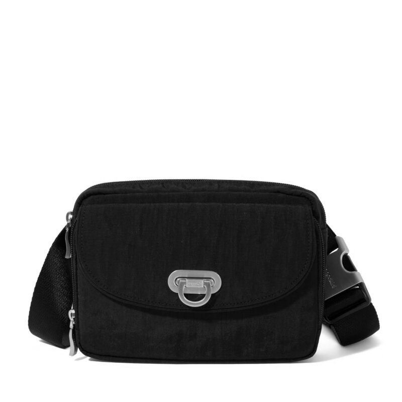 バッガリーニ レディース バッグ Baggallini Coastal Flip Lock Sling Black ブラック