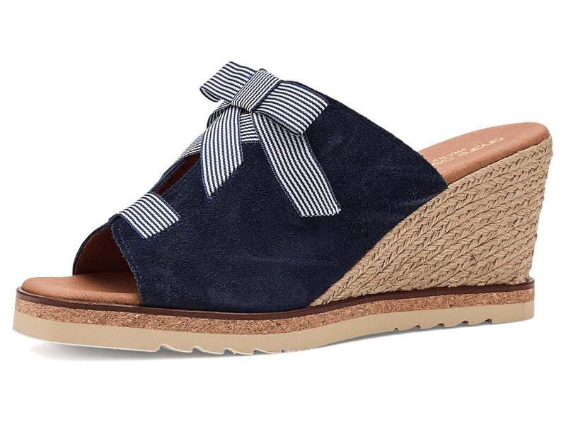 アンドレアース レディース ボトムス デニムパンツ Andre Assous Maso navy Suede ネイビー