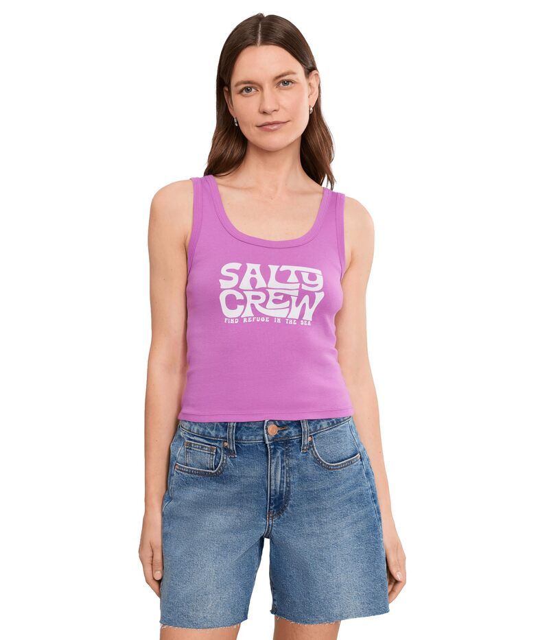 ソルティークルー レディース トップス シャツ Salty Crew Freestyle Tank Violet バイオレット