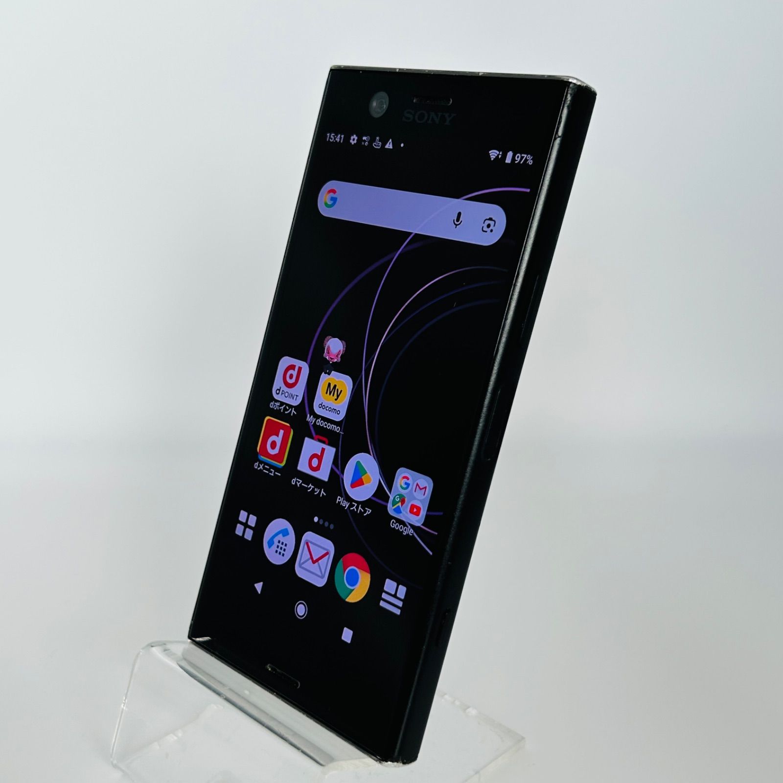 バッテリー良好 Xperia XZ1 Compact SO-02K 32GB ブラック SIMフリー(simロック解除済) 白ロム 中古 本体 動作確認済 【最短送料無料】G4-360