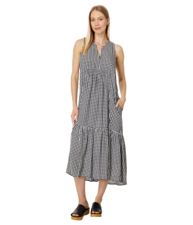 ニックプラスゾーイ レディース トップス ワンピース ギンガムチェック ギンガム Niczoe Drapey Gingham Dress Black Multi ブラック