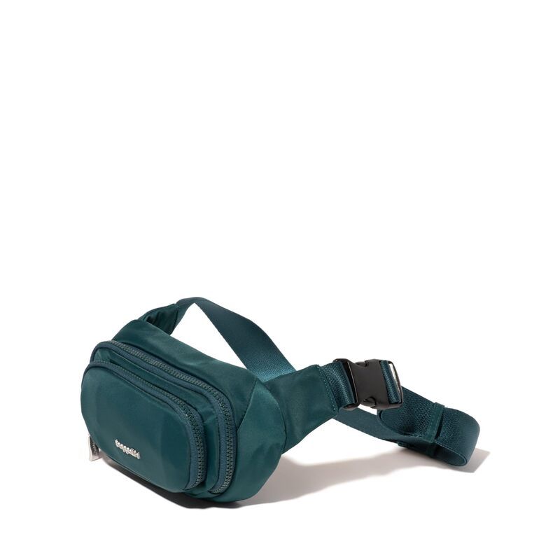 バッガリーニ レディース バッグ Baggallini On The Go Belt Bag Waist Pack Emerald Twill エメラルド