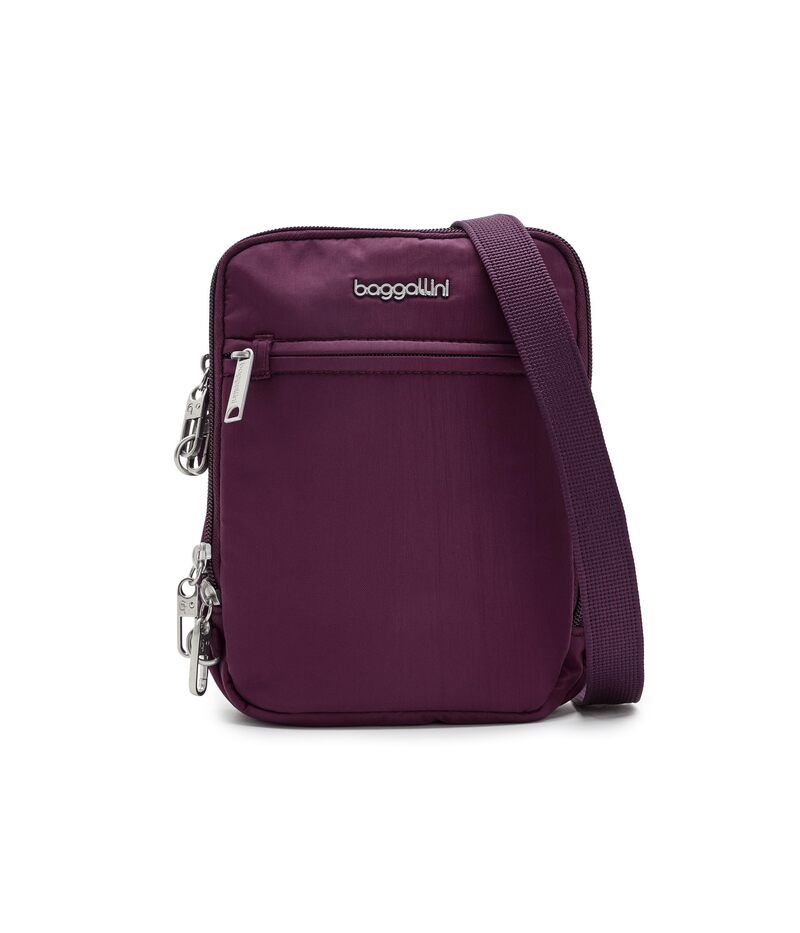 バッガリーニ レディース バッグ ミニ Baggallini Securtex AntiTheft Mini Everything Crossbody Mulberry