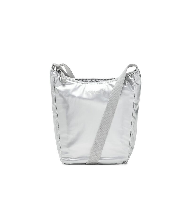 バッガリーニ レディース バッグ ミニ Baggallini Swift Mini Crossbody Silver Metallic シルバー