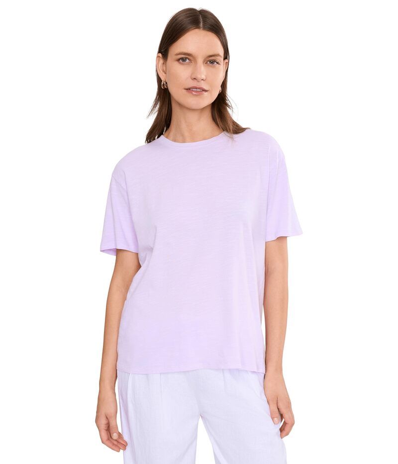 スプレンディット レディース トップス シャツ Splendid Louisa Boyfriend Short Sleeve Tee Orchid