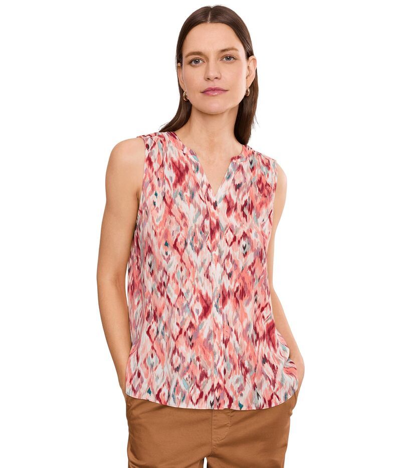 エヌワイディージェイ レディース トップス シャツ ノースリーブラウス Nydj Sleeveless Pintuck Blouse Mojave Mirage