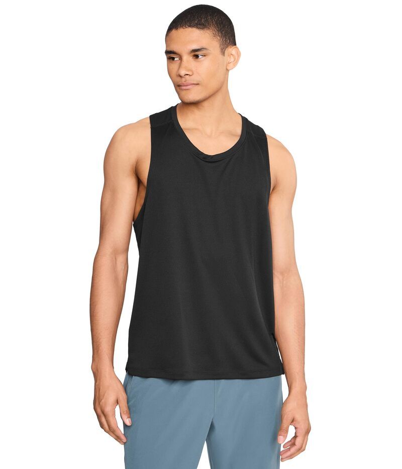 ブルックス メンズ トップス シャツ Brooks Dash Singlet Black ブラック