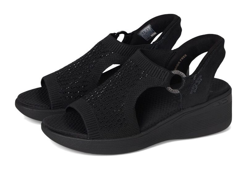 スケッチャーズ レディース シューズ ヒール Skechers Martha Stewarts PierLite Park Pathands Free SlipIns BlackBlack ブラック