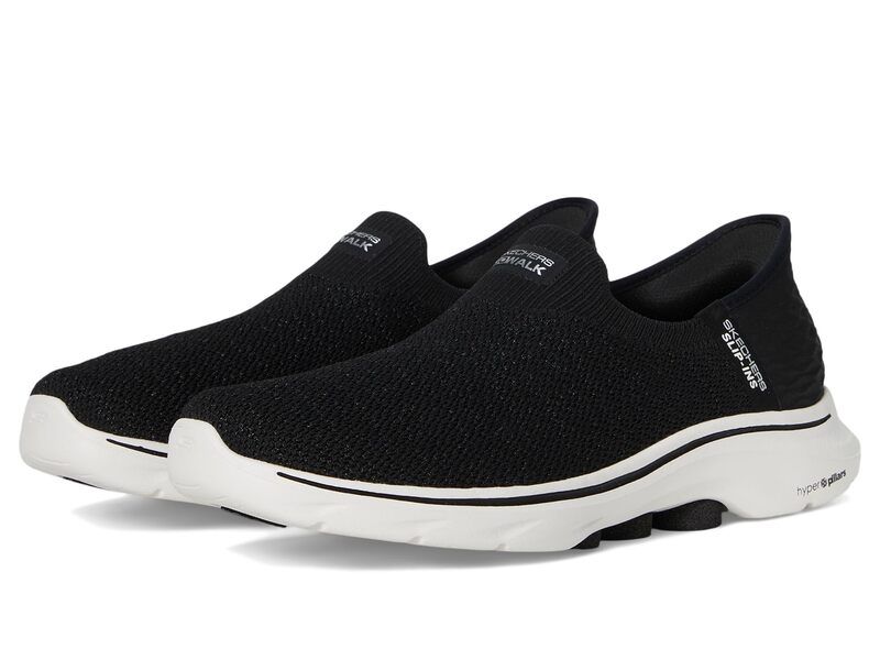 スケッチャーズ レディース シューズ スニーカー Skechers Performance Go Walk 7 Springtime Hands Free SlipIns BlackWhite ホワイ