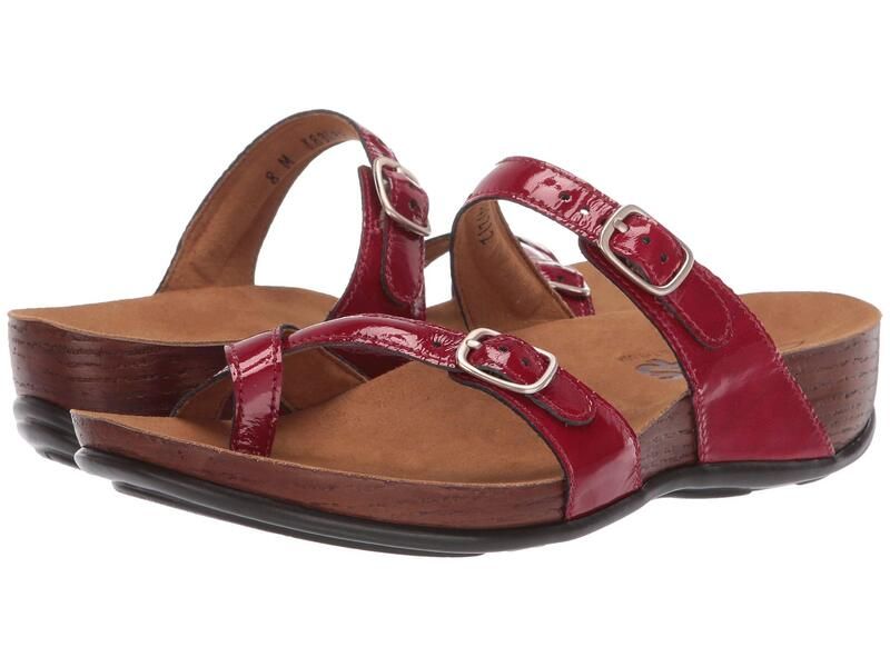 サス レディース シューズ サンダル Sashelly Adjustable Toe Loop Slide Sandalipstick
