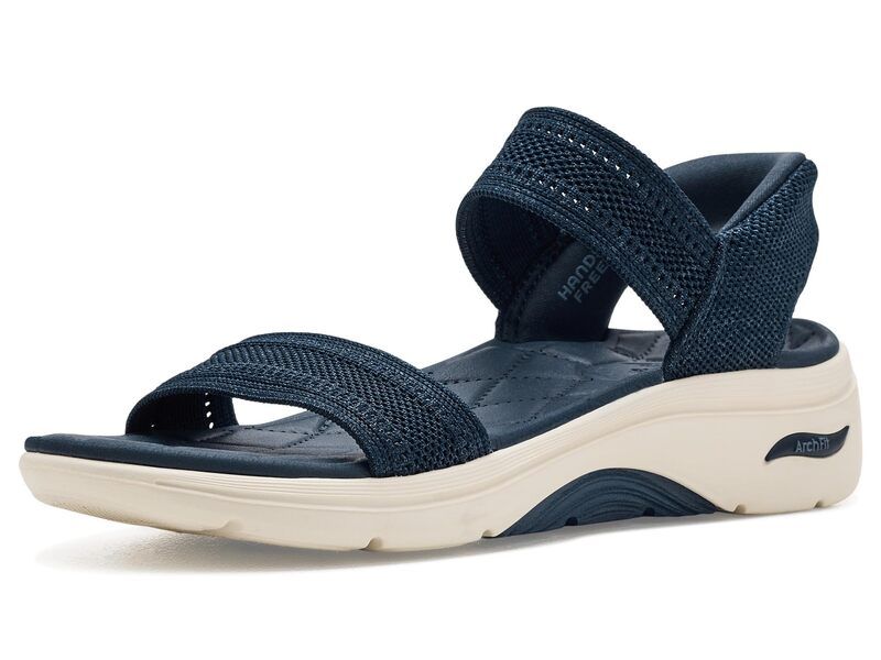 スケッチャーズ レディース シューズ サンダル Skechers Hands Free Slipins Arch Fit 20 Sandal Kennedy Navy ネイビー 18,446円