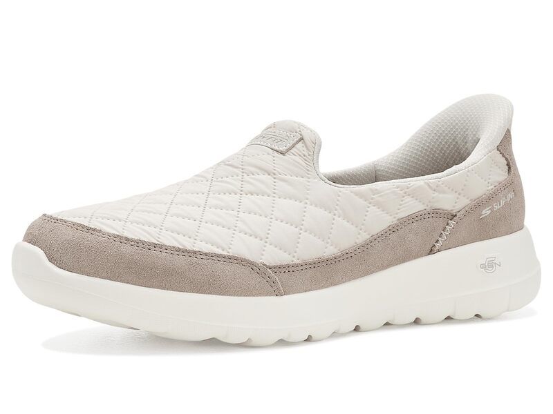 スケッチャーズ レディース シューズ スニーカー Skechers Performance Slipins Go Walk Joy Cozy Easy NaturalTaupe トープ