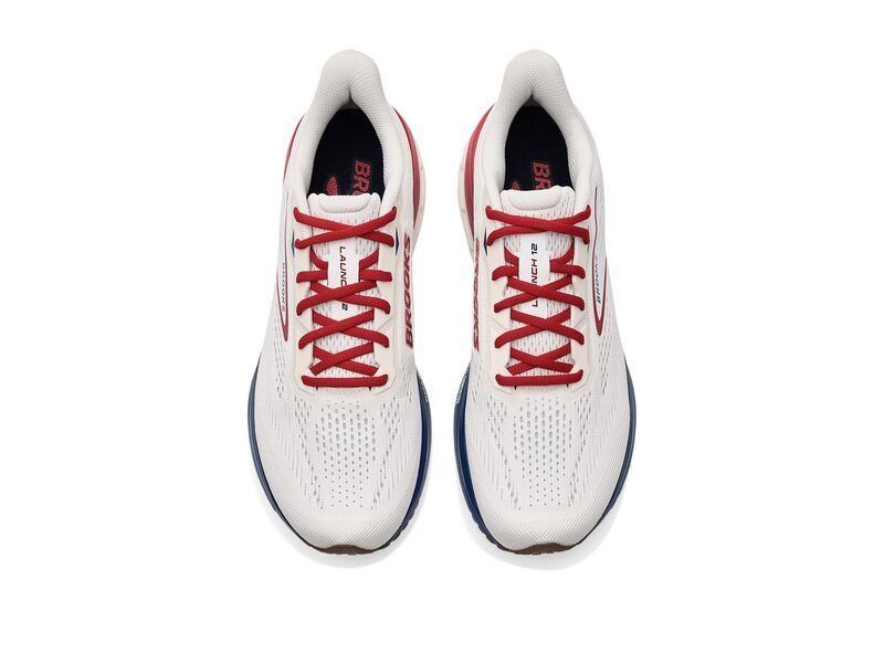 ブルックス メンズ シューズ スニーカー Brooks Launch 12 CoconutRedBlu レッド ブルックス メンズ シューズ スニーカー Brooks Launch 12 CoconutRedBlu レッド