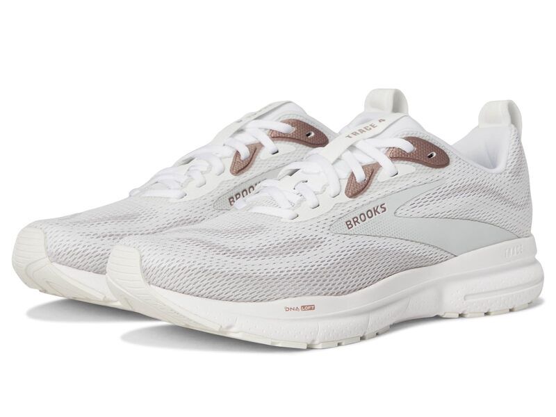 ブルックス レディース シューズ スニーカー Brooks Trace 4 WhiteOysterRo ホワイト