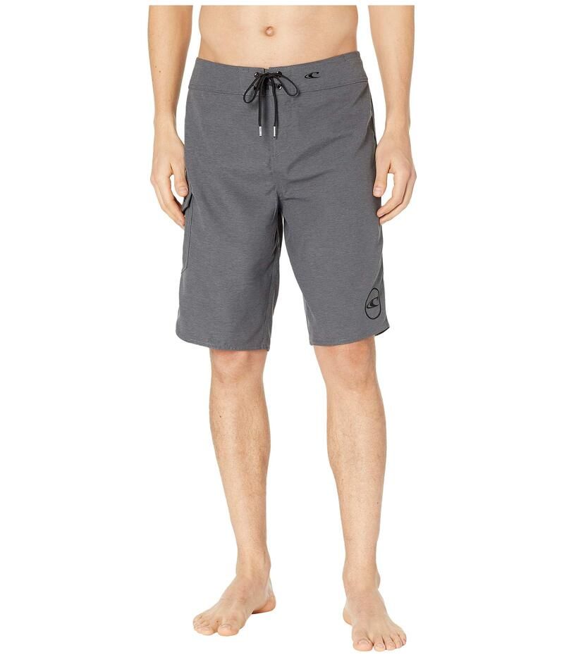 オニール メンズ 水着 ハーフパンツ・ショーツ ショートパンツ Oneill Santa Cruz Solid 20 Boardshorts Heather Black ブラック