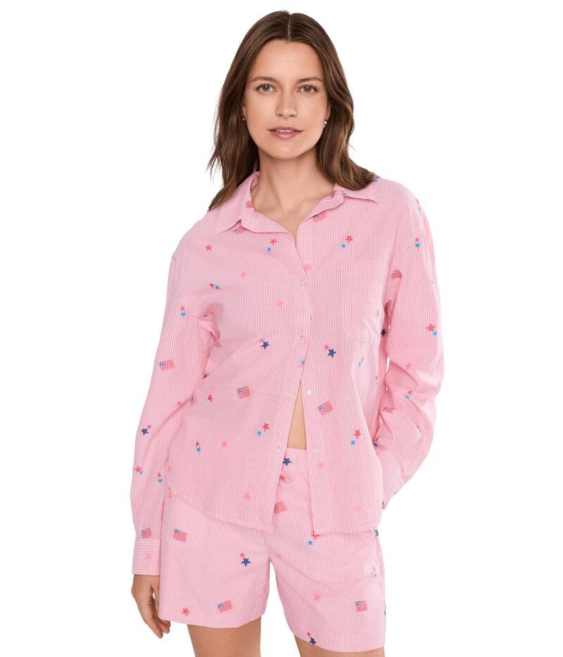 リリーピュリッツァー レディース トップス シャツ ダウン Lilly Pulitzer Bondi ButtonDown Paradise Punch