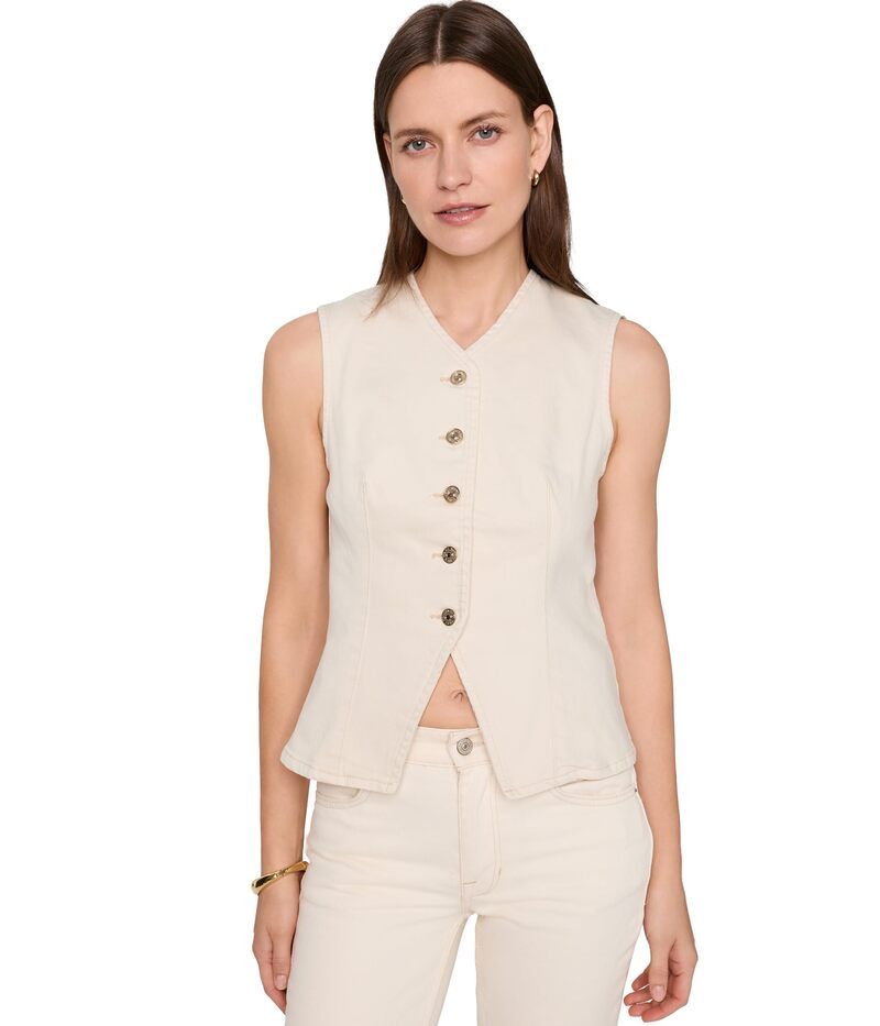 セブンフォーオールマンカインド レディース アウター コート ベスト 7 For All Mankind Lady Vest Moondust 42,770円