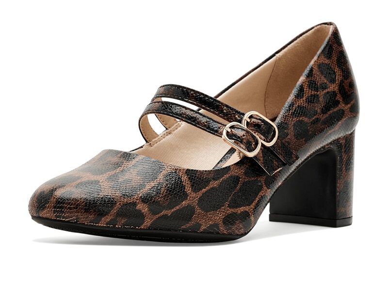 ライフストライド レディース シューズ サンダル Lifestride TRUE Dark Tan Leopar タン