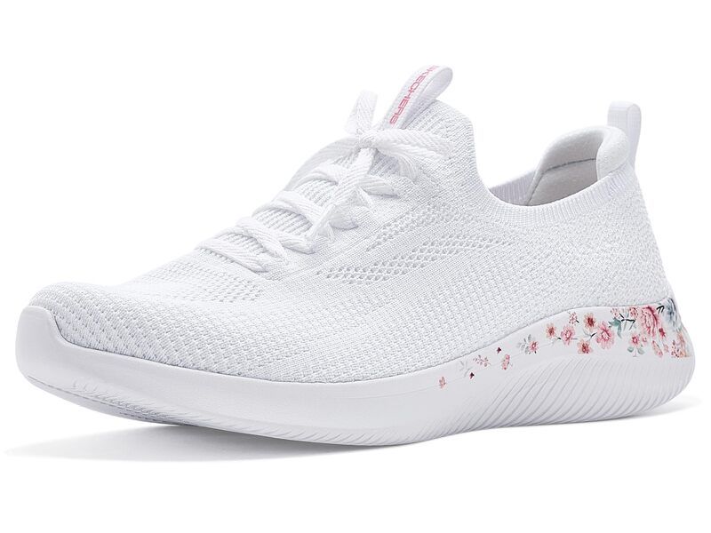 スケッチャーズ レディース シューズ スニーカー Skechers Ultra Flex 40Fresh Blossom White ホワイト
