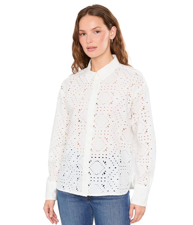 カットフロムザクロス レディース トップス シャツ ダウン Kut From The Kloth Marissa Eyelet ButtonDown White ホワイト 20,576円