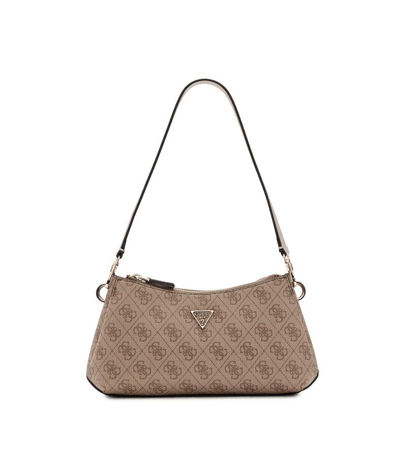 ゲス レディース バッグ Guess Noelle II Triple Comparment Shoulder Crossbody Latte Logo
