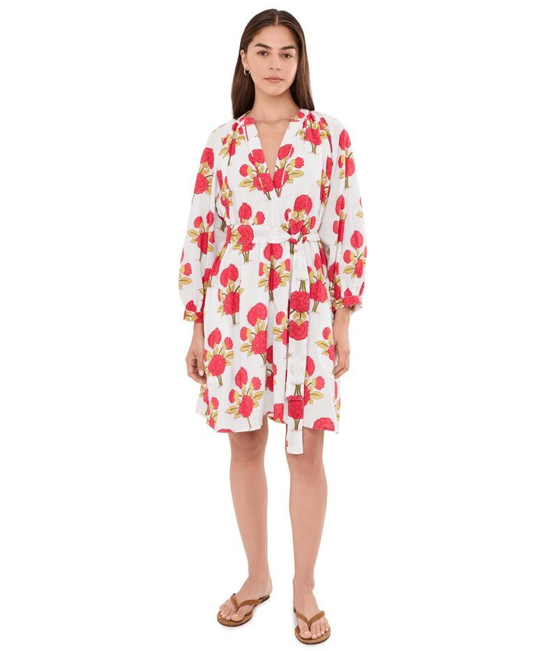 ファレティ レディース トップス ワンピース ミニ Faherty Voile Kaia Mini Dress Bloom Poem