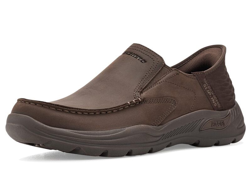 スケッチャーズ メンズ シューズ スニーカー Skechers Arch Fit Motley Milo Cocoa ココア